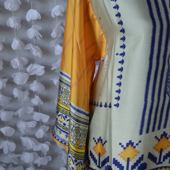 NEW Fancy Khaadi Silk satin Designer Shirt Kurta - Picture 7 of 7